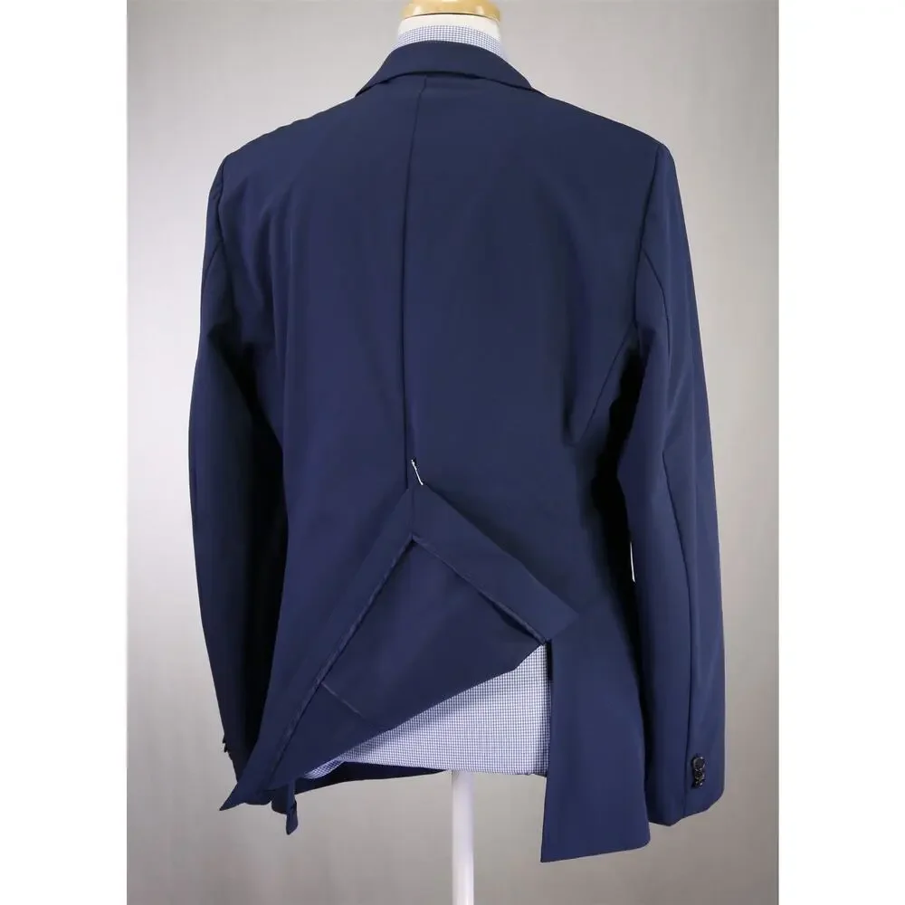 Sene Custom FlexTech Stretch Navy Blue Blazer Jacket 42R